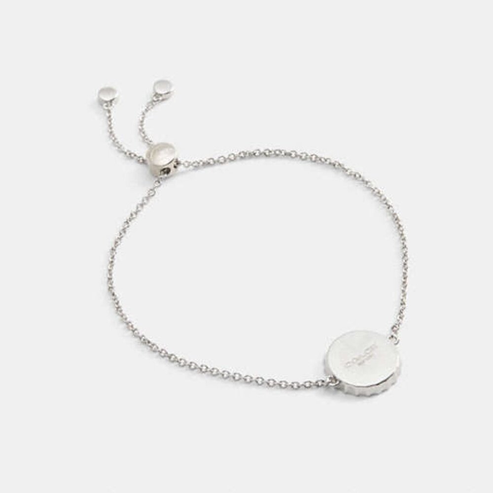 Coach Bottle Cap Slider Bracelet NWT